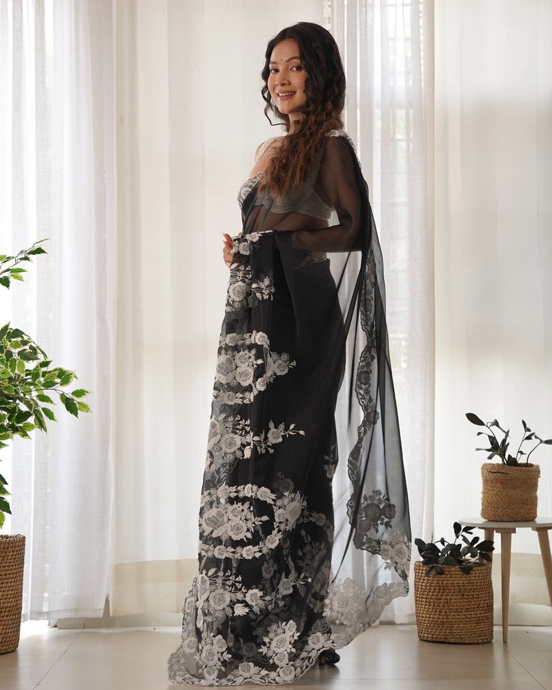 Beautiful Thai Organza saree Collection Presented